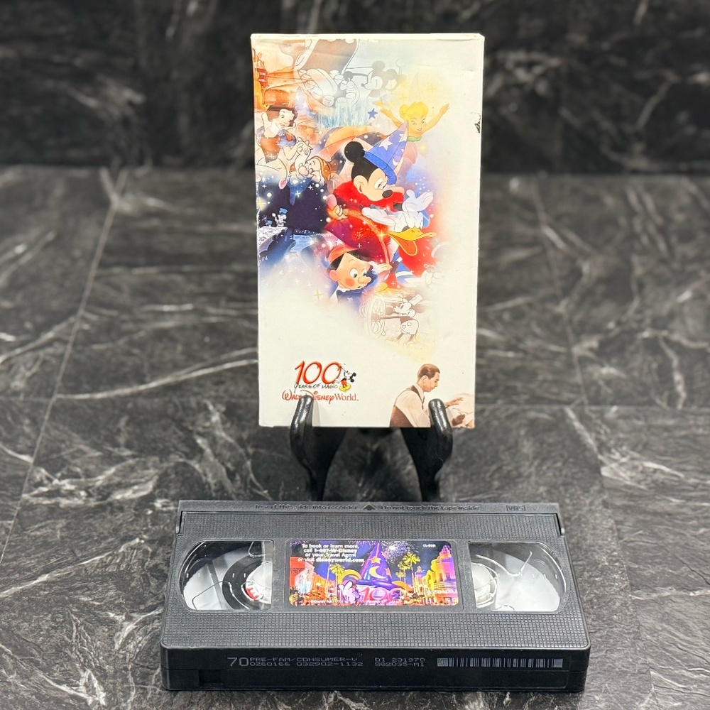 DISNEY 100 Years of Magic Walt Disney World VHS Tape